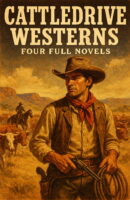 CATTLE DRIVE WESTERNS: Four Full Novels